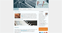 Desktop Screenshot of piyanoteknik.com