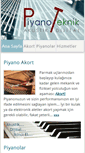 Mobile Screenshot of piyanoteknik.com