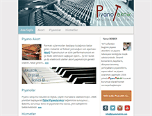 Tablet Screenshot of piyanoteknik.com